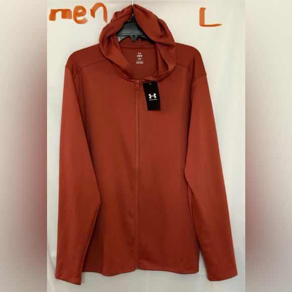 Under Armour Other - Under Armour Burnt Orange Zip-Up Jacket